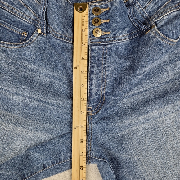D. Jeans Womens High Rise Blue Skinny Jeans Size 16 - Picture 5 of 12